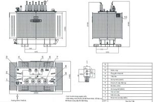 Máy Biến Áp THIBIDI 400kVA 22/0.4kV 3Pha TC 2608