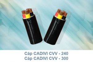 Cáp CADIVI CVV 240mm2, CVV 300mm2 0.6/1kV - Cáp Ngầm Hạ Thế