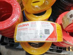 Cáp Điện CADIVI CV, VCMO, VCMD, 1.5 - 2.5 - 4.0 - 6.0