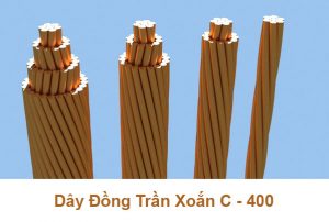 Cáp Đồng Trần Xoắn CADIVI C - 400m2