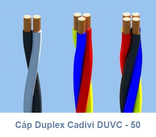 Cáp Duplex CADIVI DuCV - 50mm2 0.6/1kV