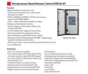 Catalogue Recloser E-Serial 24KV 12.5KA/s Entec Korea