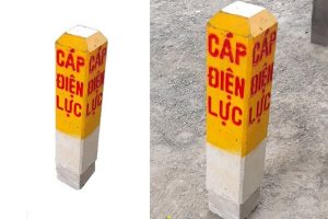 Cọc Bê Tông Cảnh Báo Cáp Ngầm (Loại Không Chân Đế)