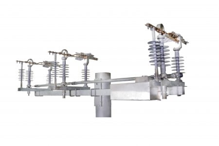 Dao Cách Ly 3P 630A 24kV Ngoài Trời Polymer Lắp Trên Phương Ngang 1 Trụ Tuấn Ân