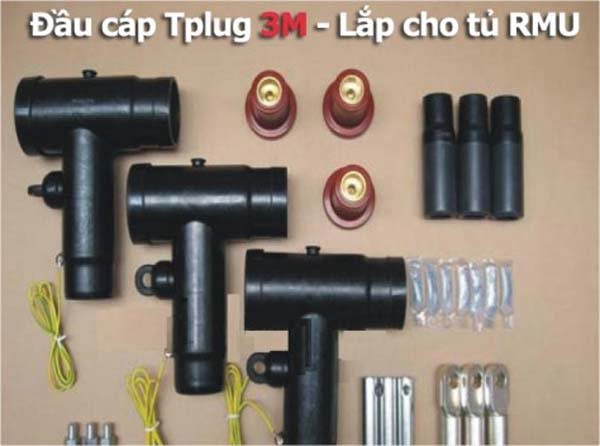 Đầu Cáp T-Plug 3M Lắp cho Tủ RMU