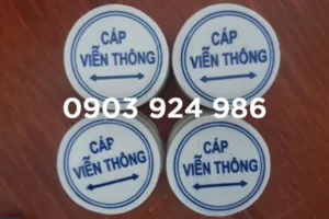 Mốc sứ báo cáp viễn thông