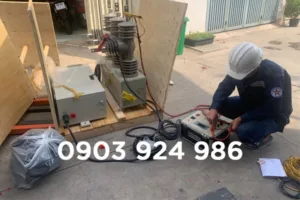 Thí Nghiệm Điện Recloser Entec Korea 630A 24kV (Đo Điện Trở Cách Điện)