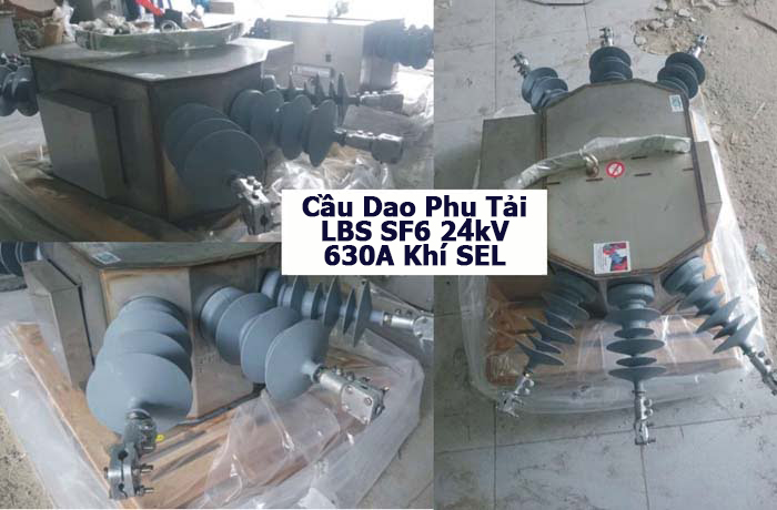 Cầu Dao Phụ Tải LBS SF6 24kV 630A Khí SEL