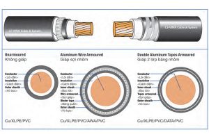 Cáp Ngầm Trung Thế Cu/XLPE/PVC/DATA/PVC 1x800mm2 LS VINA 3.6/6(7.2)kV