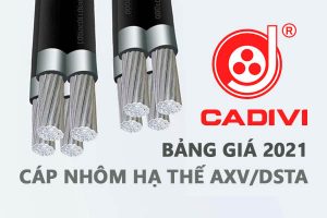 Bảng Giá Cáp Cadivi AXV/DSTA 2021