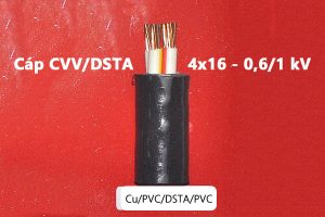 Cáp Điện Hạ Thế Giáp Băng Thép - CADIVI: CVV/DSTA - 4x16 - 0,6/1 kV - Cáp Ngầm