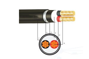 Cáp Điện Hạ Thế Giáp Băng Thép - CADIVI: CVV/DSTA - CXV/DSTA - 0,6/1 kV - Cáp Ngầm 2 Ruột Đồng