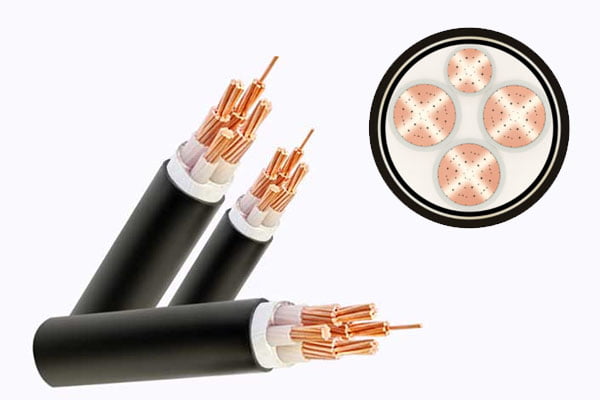 Cáp Điện Hạ Thế Giáp Băng Thép - CADIVI: CVV/DSTA & CXV/DSTA - 0,6/1 kV - Cáp Ngầm 3 Ruột Đồng