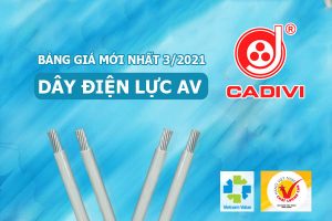 Giá Mới Nhất [3/2021]: Dây Điện Lực Hạ Thế CADIVI AV - 0,6/1kV 