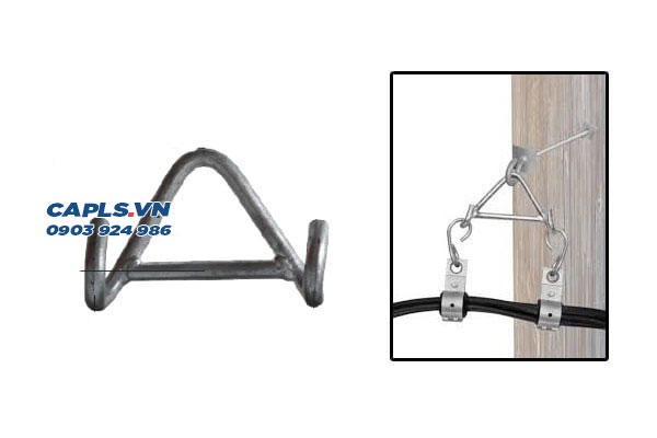 [Bảng Giá] Móc Chữ A - Móc Treo Cáp Vặn Xoắn