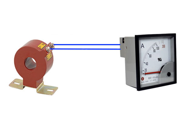 Cách đấu biến dòng với đồng hồ ampe