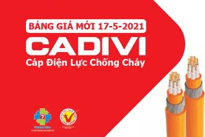 Cáp Điện Chống Cháy CADIVI [Báo Giá Tốt Nhất Tháng 5-2021]