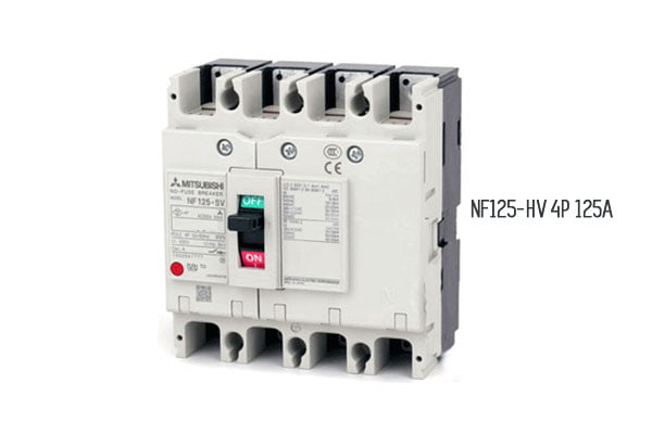[Bảng Giá] Aptomat Khối - MCCB Mitsubishi | NF125-HV 4P 125A 50kA
