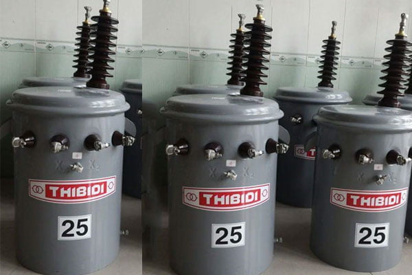 Bảng Giá: Máy Biến Áp Dầu Thibidi 1 Pha 25kVA 22/0.23kV (QĐ 7691 EVN CPC)