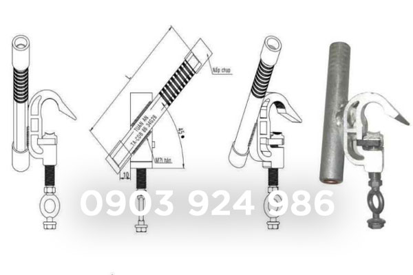 Cấu tạo kẹp rẽ nhánh dây bọc