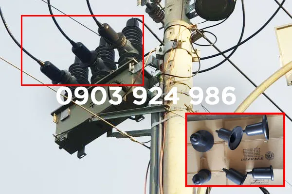Nắp chụp silicon cho Recloser