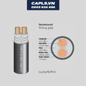 Cáp Cu/XLPE/PVC 0,6/1kV