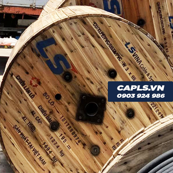 Cáp ngầm 3 pha trung thế Cu/XLPE/PVC/DSTA/PVC-W 3x95
